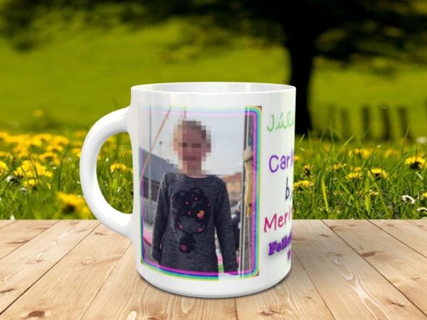 Taza personalizada con foto y nombres - Imagen 3