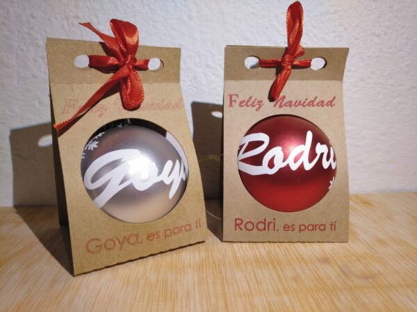 Nuevas cajas para las bolas navideñas del 2019