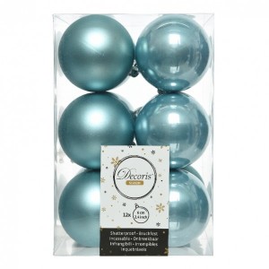 Bola de navidad, muestra color Azul Ártico