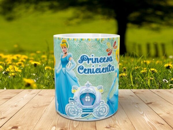 taza princesa cenicienta centrada