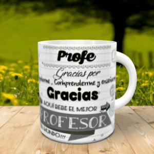 Taza para regalar al profe