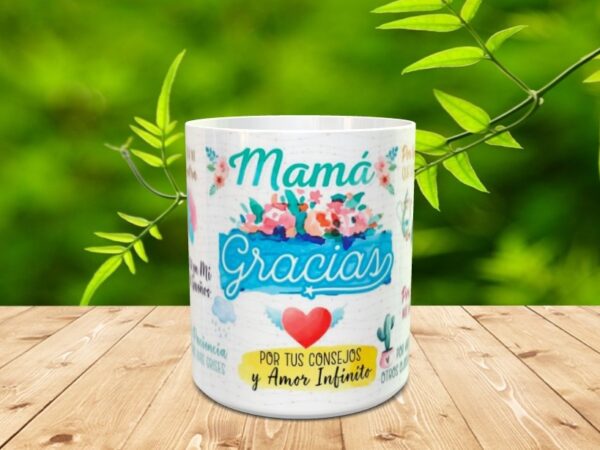 Taza para el día de la madre "Feliz día"2 - Imagen 3