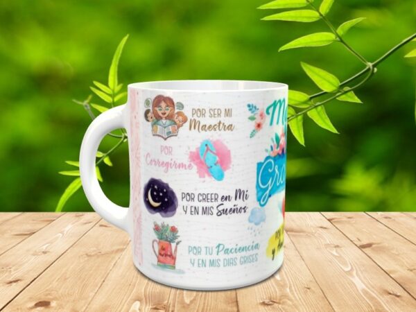 Taza para el día de la madre "Feliz día"2 - Imagen 2