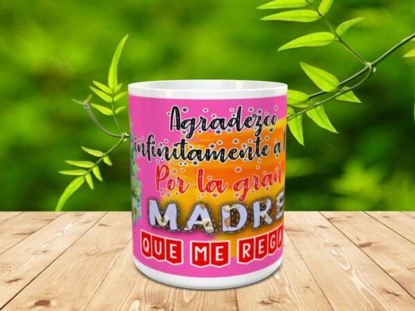 Taza para el día de la madre "Mamá Dios" - Imagen 3