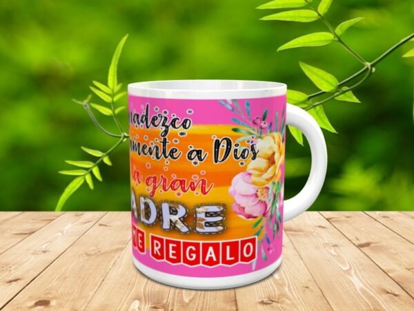 Taza para el día de la madre "Mamá Dios" - Imagen 4