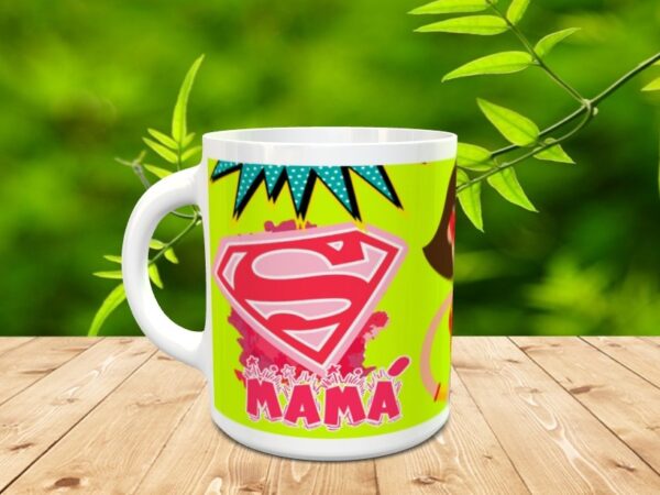 Taza para el día de la madre "Mamá invencible" - Imagen 2