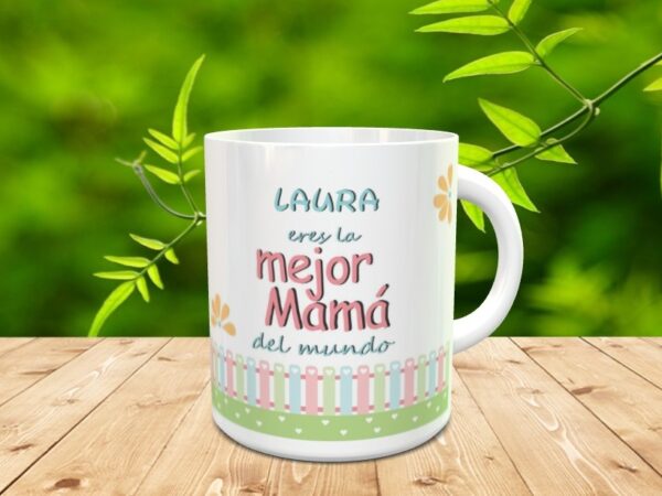 Taza para el día de la madre "Mamá mejor" - Imagen 3