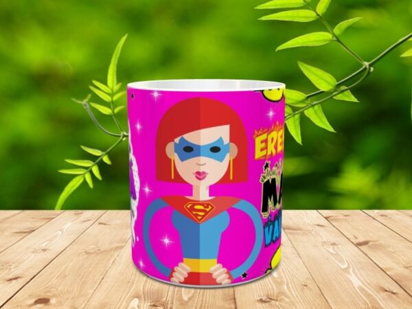 Taza para el día de la madre "Mamá valiente" - Imagen 3