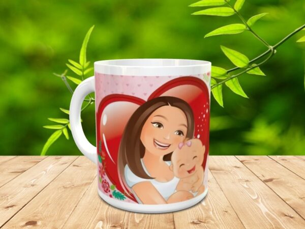 Taza para el día de la madre "Mamá bebé" - Imagen 3