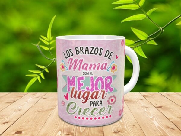 Taza para el día de la madre "Mamá abrazos" - Imagen 3