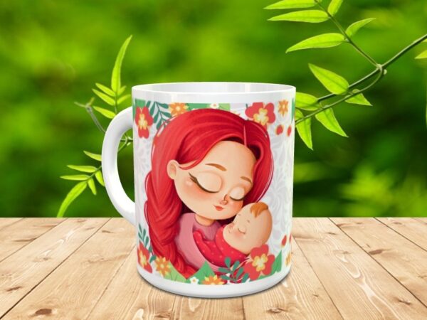 Taza para el día de la madre "Mamá felicidades" - Imagen 2