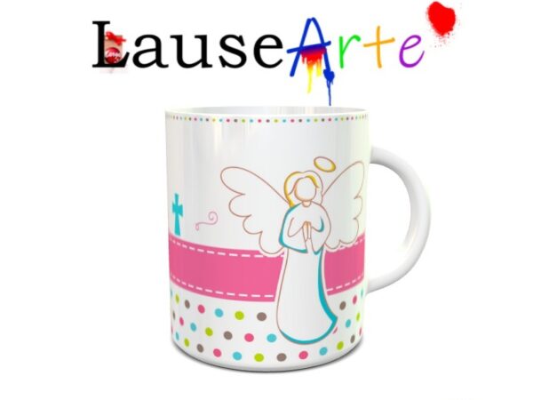 Taza personalizada con foto para bautizo 2 - Imagen 3