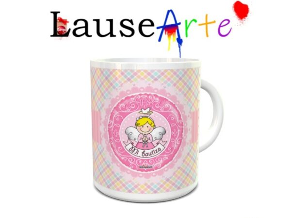 Taza personalizada para bautizo niña 5 - Imagen 3